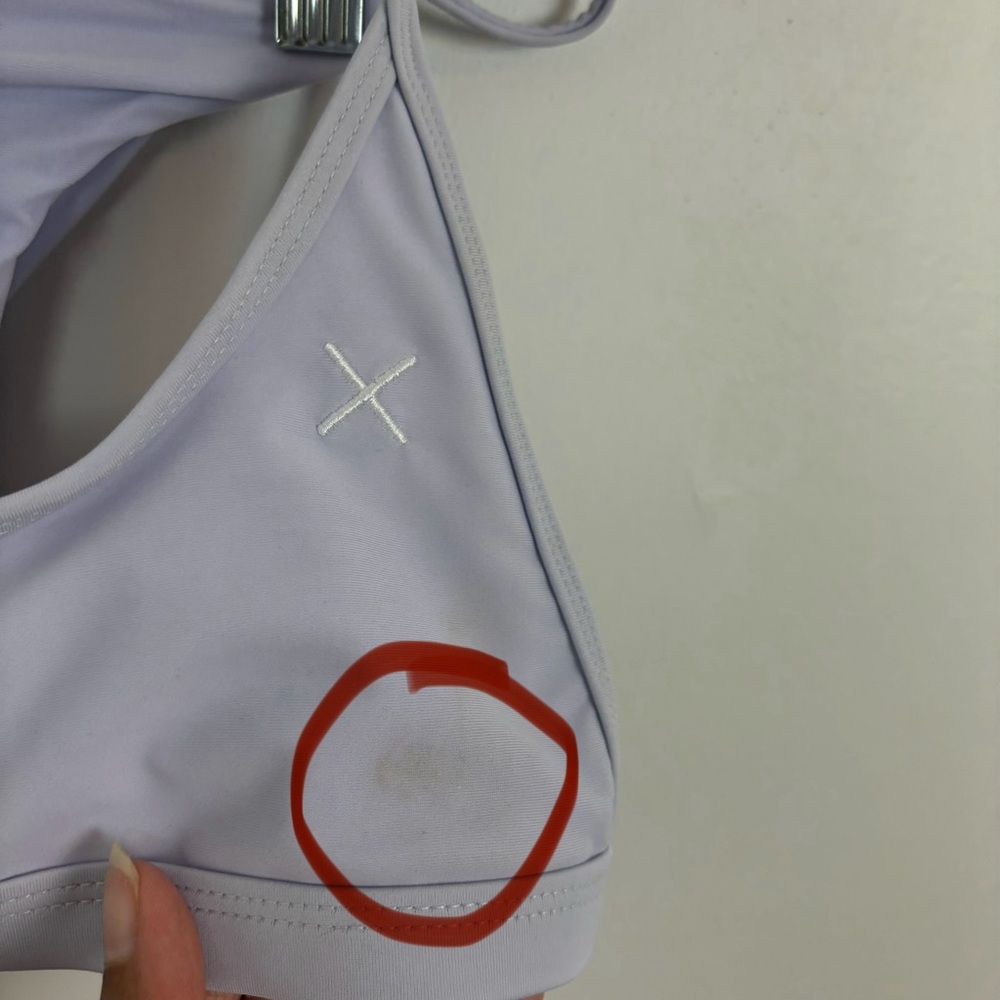 Boutine Los Angeles V Cut Top & Minimal Bottoms Lavender Size M/L - Picture 4 of 11
